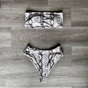 Snakeskin Bikini Set